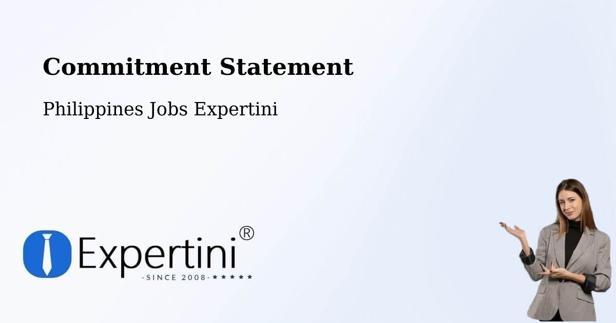 Corporate Commitment – Bayog - Philippines Jobs Expertini
