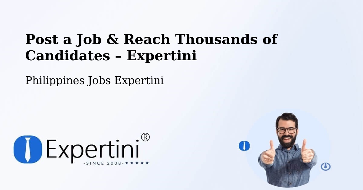 Post a Job in Bayog – Hire the Right Talent - Bayog, Philippines Jobs Expertini