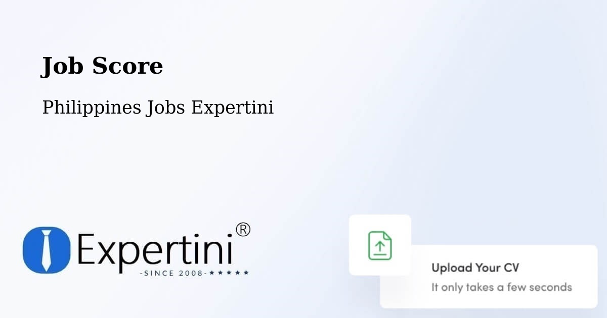 Job Score & Job Description Score Tool – Bayog - Philippines Jobs Expertini