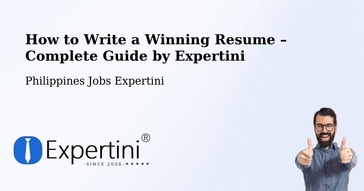 Resume Writing Guide for Job Seekers – Bayog - Bayog, Philippines Jobs Expertini